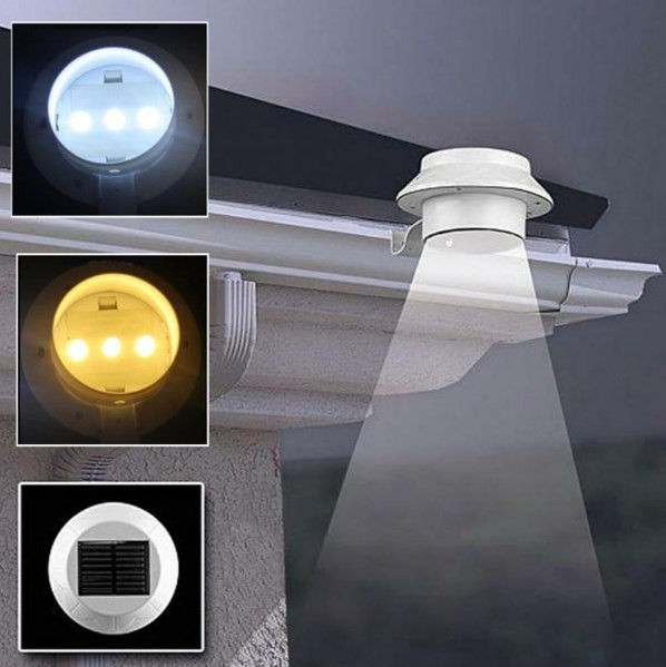 Сонячний LED зовнішній світильник із сонячною панеллю 3 LED