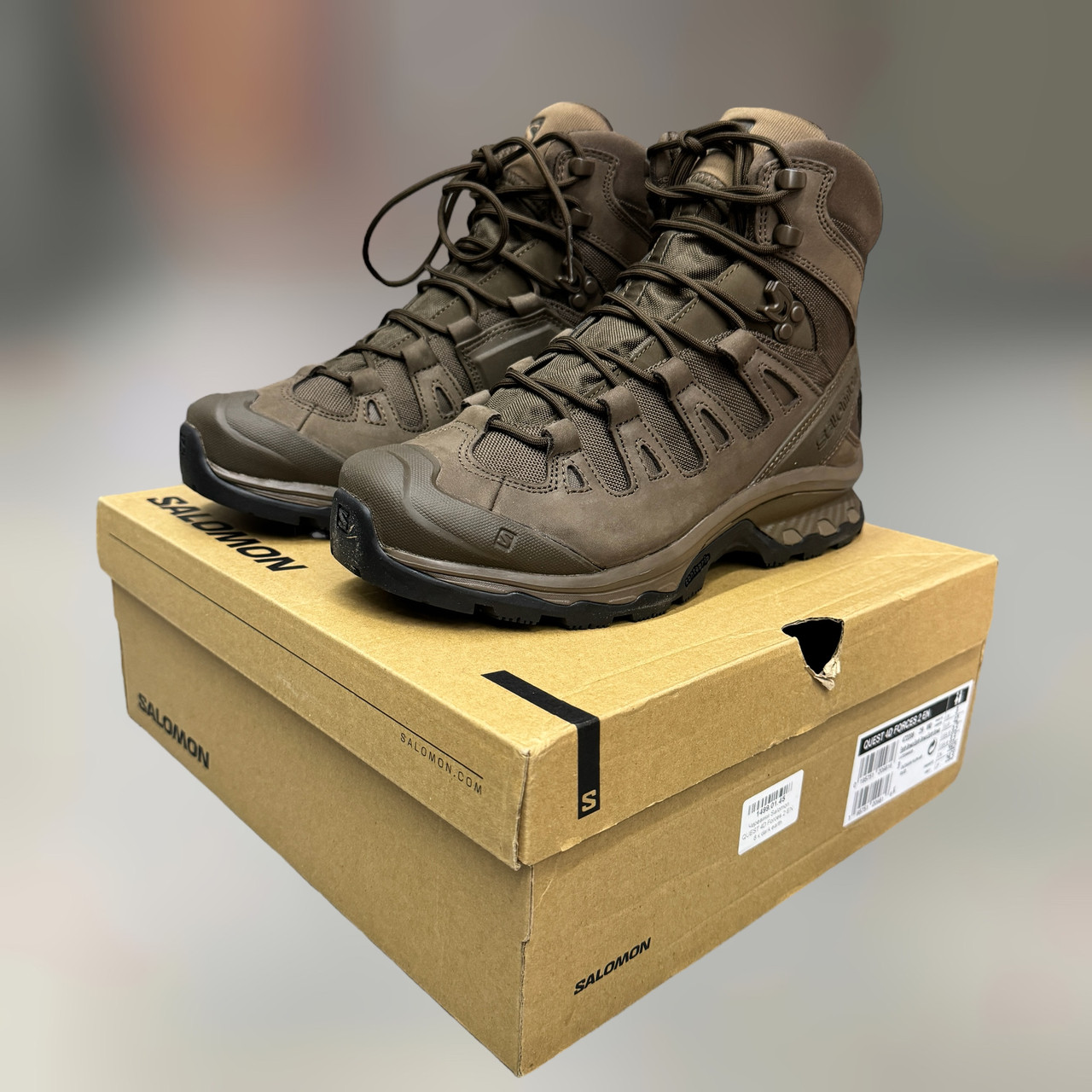 Берци тактичні Salomon QUEST 4D Forces 2, р. 40 2/3 (8), колір Коричневий, GoreTex, берци армійські тактичні, L47220800, фото 1