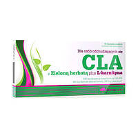 Комплексный жиросжигатель Olimp Nutrition CLA with Green Tea plus L-Carnitine 60 Caps KS, код: 7518708