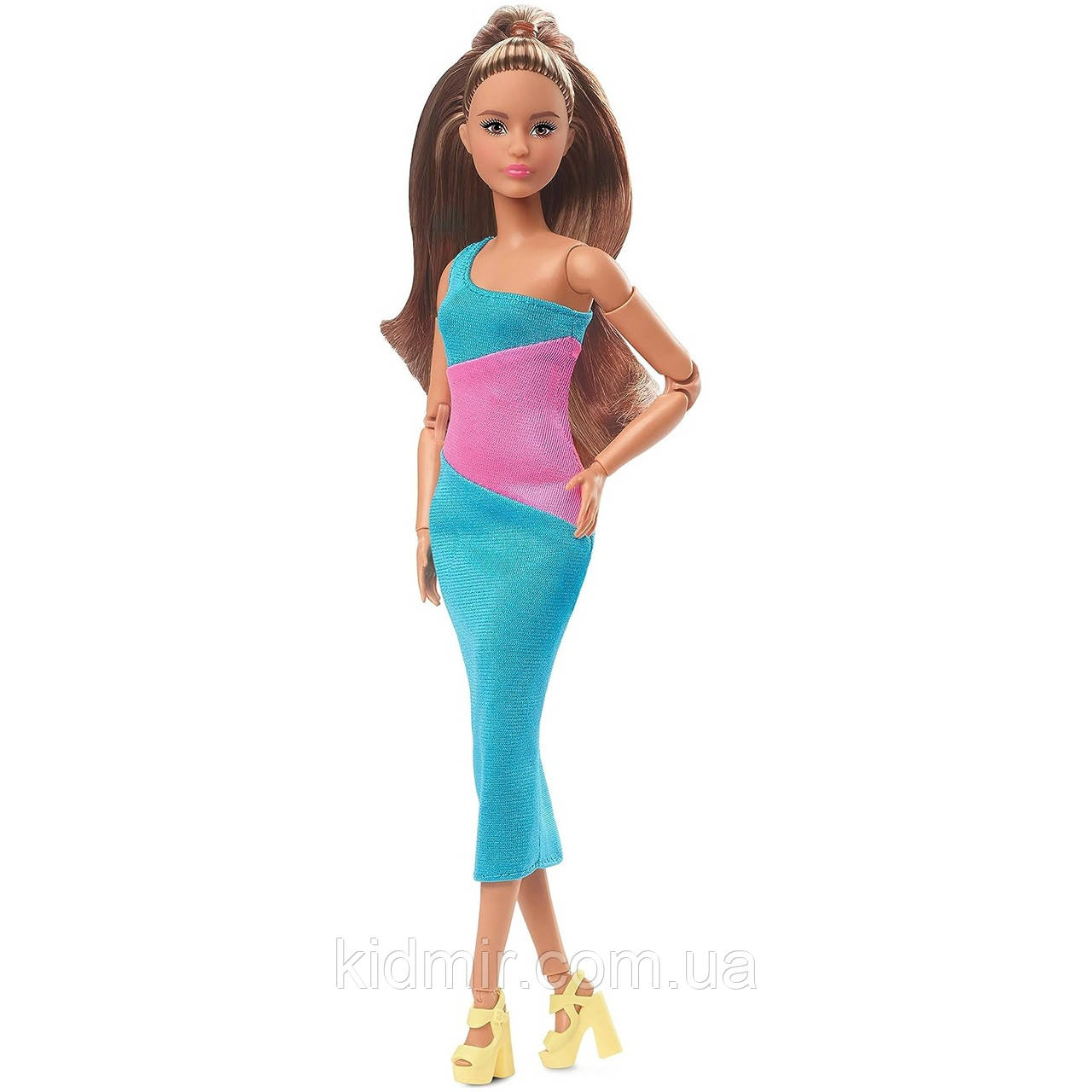 Лялька Барбі Мініатюрна брюнетка Barbie Looks #17 HJW82, фото 1