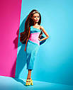 Лялька Барбі Мініатюрна брюнетка Barbie Signature Looks HJW82, фото 5