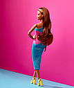 Лялька Барбі Мініатюрна брюнетка Barbie Signature Looks HJW82, фото 6