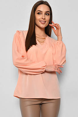 Блузка жіноча персикового кольору Уцінка 174591T Безкоштовна доставка