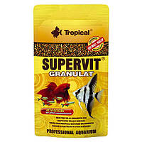 Сухой корм для аквариумных рыб Tropical в гранулах Supervit Granulat 10 г (5900469614013) ON, код: 7633457