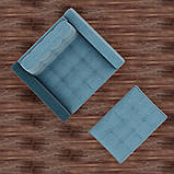 Самоклеюча вінілова плитка каштан, ціна за 1 шт. (СВП-002) Матова SW-00000282, фото 5
