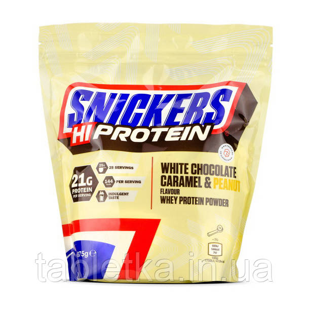 SNICKERS SNICKERS Hi Protein (875 g, white chocolate caramel & peanut)