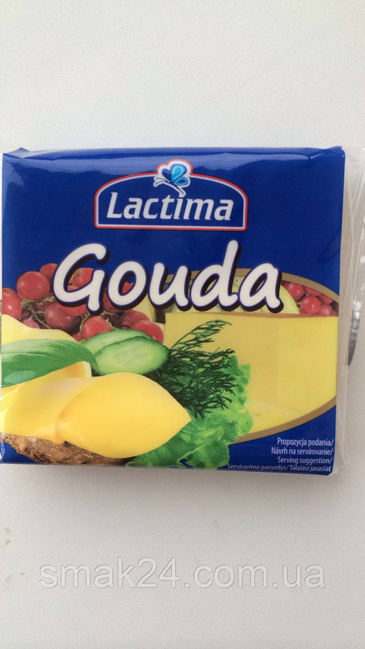 Сыр тостерный (плавленный) Lactima Gouda Польша 130г - фото 2 - id-p396247469