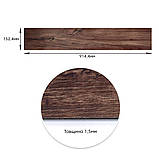 Самоклеюча вінілова плитка каштан, ціна за 1 шт. (СВП-002) Матова SW-00000282, фото 3