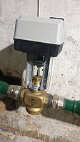 Двоходовий регулювальний сідельний клапан з електроприводом Honeywell