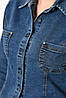 Сорочка жіноча джинсова синього кольору р.L 174960P, фото 4