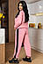 Спортивний костюм жіночий рожевого кольору 176244M, фото 2