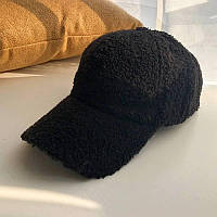 Кепка хутряна, зимова кепка, шапка, кепка тедді, кепка з еко хутра, кепка