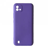 Realme C11 Чехол лиловый Colorful (lilac)