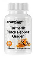 IronFlex Turmeric & Black Pepper & Ginger 100 таблеток EXP 06/24 года включительно