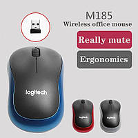 Мышь беспроводная Logitech M185 для ПК, ноутбука или медиаплеера. 100% Оригинал.