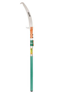 Ножівка штангова садова ПРОФІ 2.5 м, полотно 420 мм, 6TPI гартований зуб MASTERTOOL Сіро-зелений