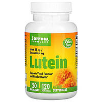 Лютеин, 20 мг, Lutein, Jarrow Formulas, 120 гелевых капсул