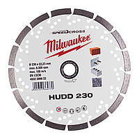 Диск алмазний Speedcross MILWAUKEE HUDD 230, Ø230мм