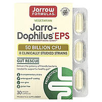 Пробиотики, 50 млрд КОЕ, Jarro-Dophilus EPS, Jarrow Formulas, 30 вегетарианских капсул