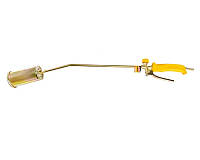 Пальник ручний газовоздушний з клапаном PROFI, Ø 60 мм, 725 мм, 4,78 м3/год, 6800 Вт MASTERTOOL Жовтий