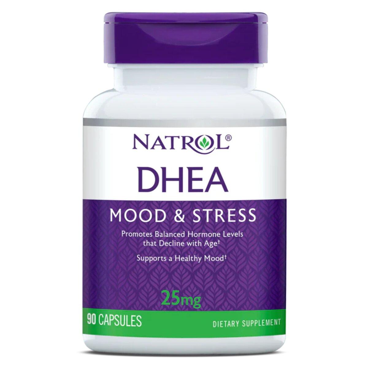 Дегідроепіандростерон, 25 мг, DHEA, Natrol, 90 капсул