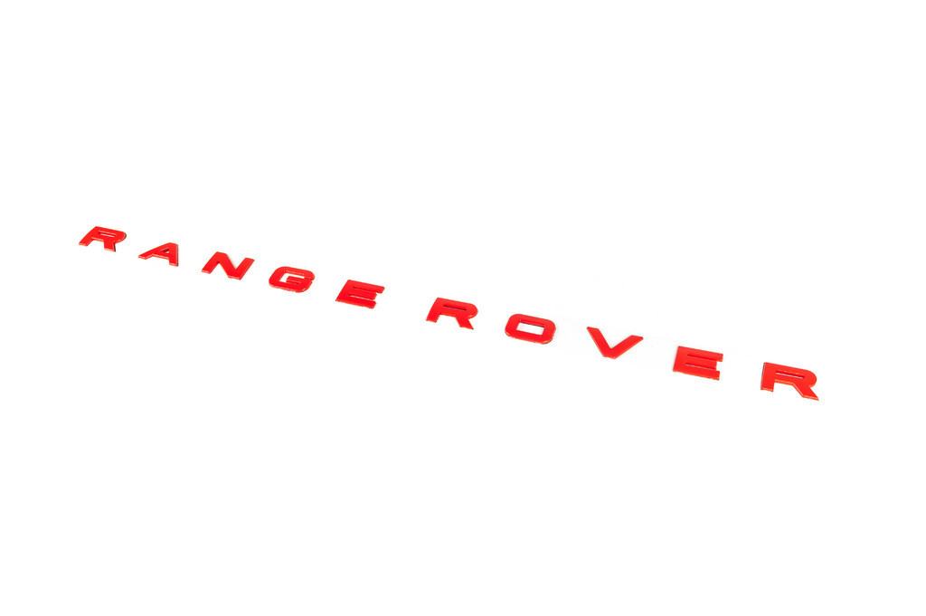 Напис червоний тип-5 для Тюнінг LandRover Range Rover