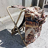 Стул складаний з рюкзаком Mirmir BC008, фото 2