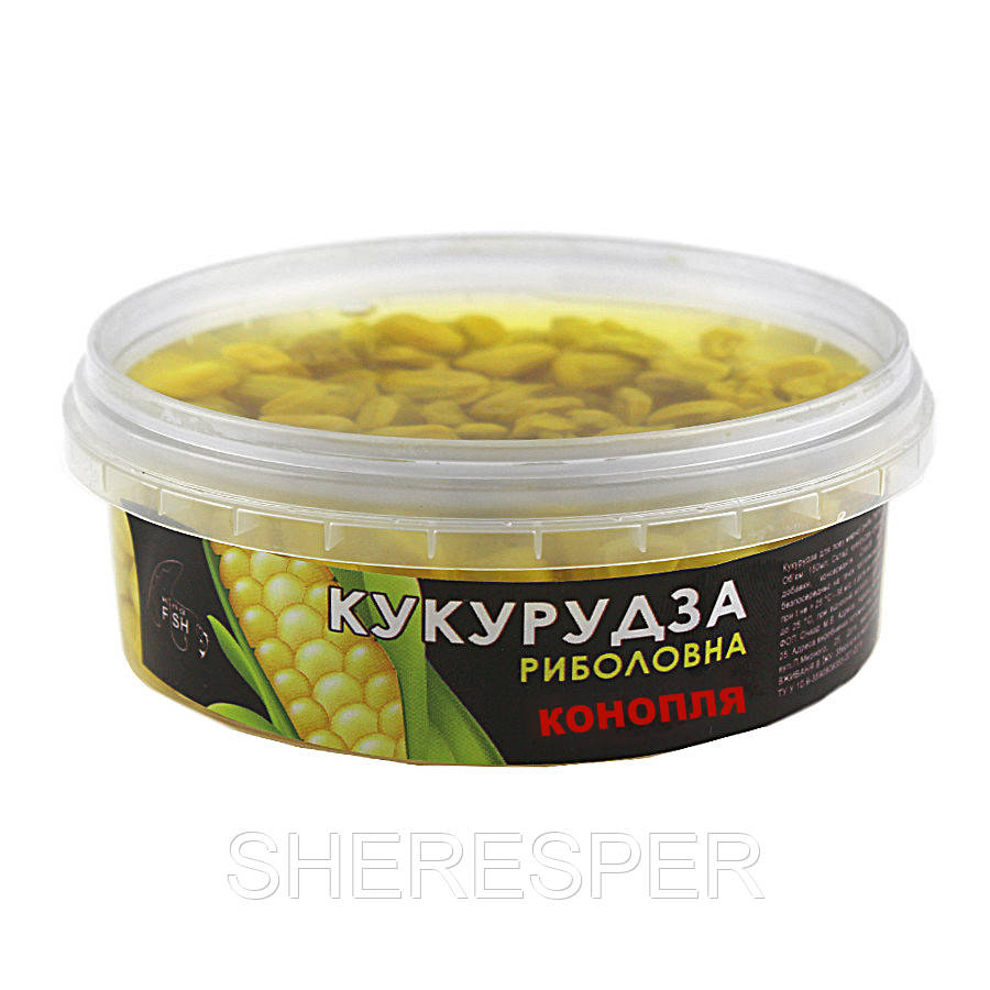 Кукурудза KING FISH біла фарб. - конопля банка ПЭТ 150мл