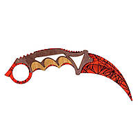 Нож керамбит Mic из CS GO Crimson web Сувенир-Декор (KAR-S) KS, код: 7585290