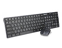 Комплект (клавіатура, миша) бездротовий REAL-EL Comfort 9010 Kit Black USB SV