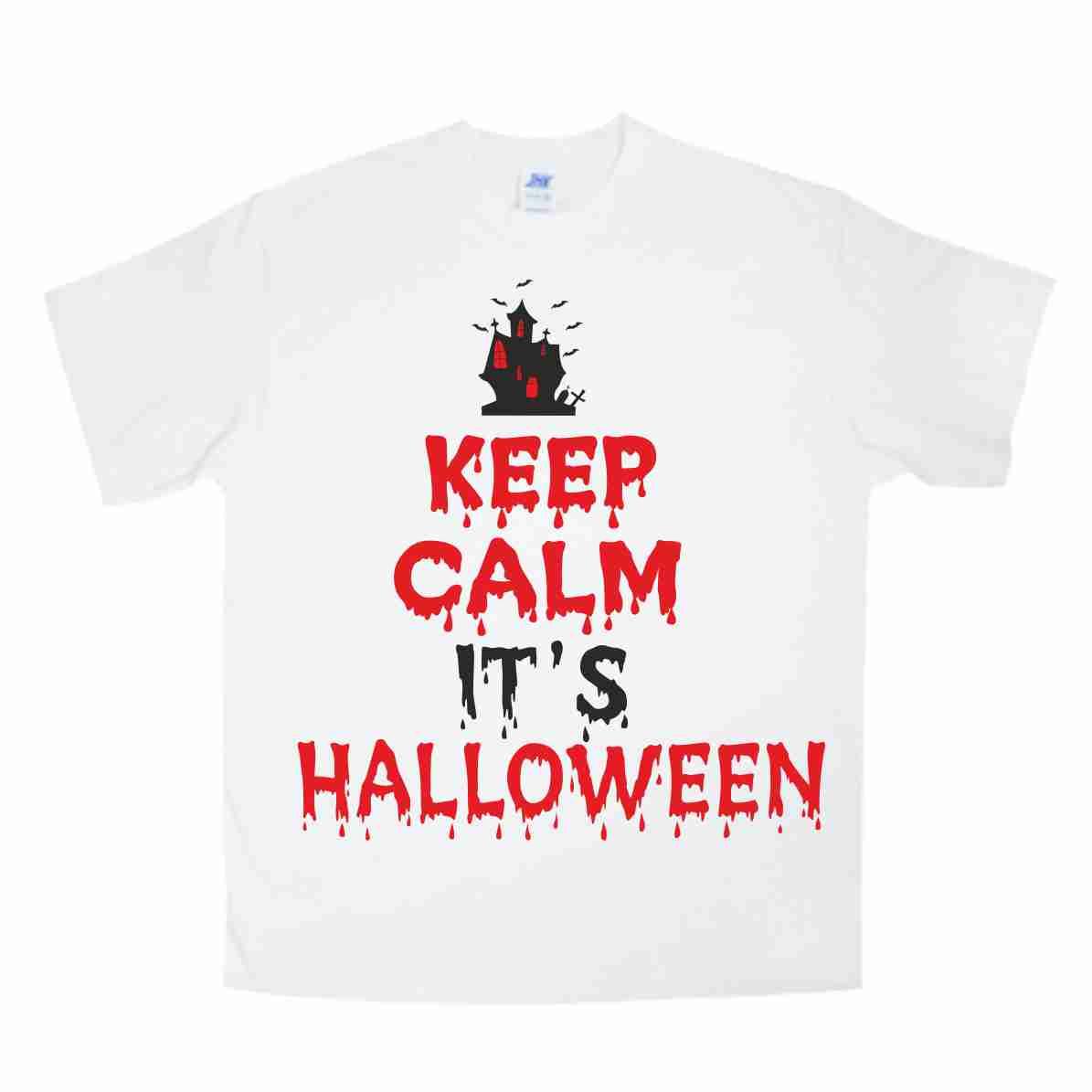 Детская футболка "keep calm it`s halloween" 86 Family look