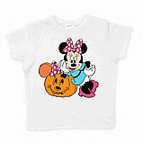 Дитяча футболка на halloween "міні з гарбузом" 86 Family look, фото 2