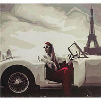 Картина по номерам "Черно-белый шик Парижа" от PolinaToys
