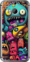 Чохол на HTC One M8 dual sim Смішні монстри "5549u-55-851"