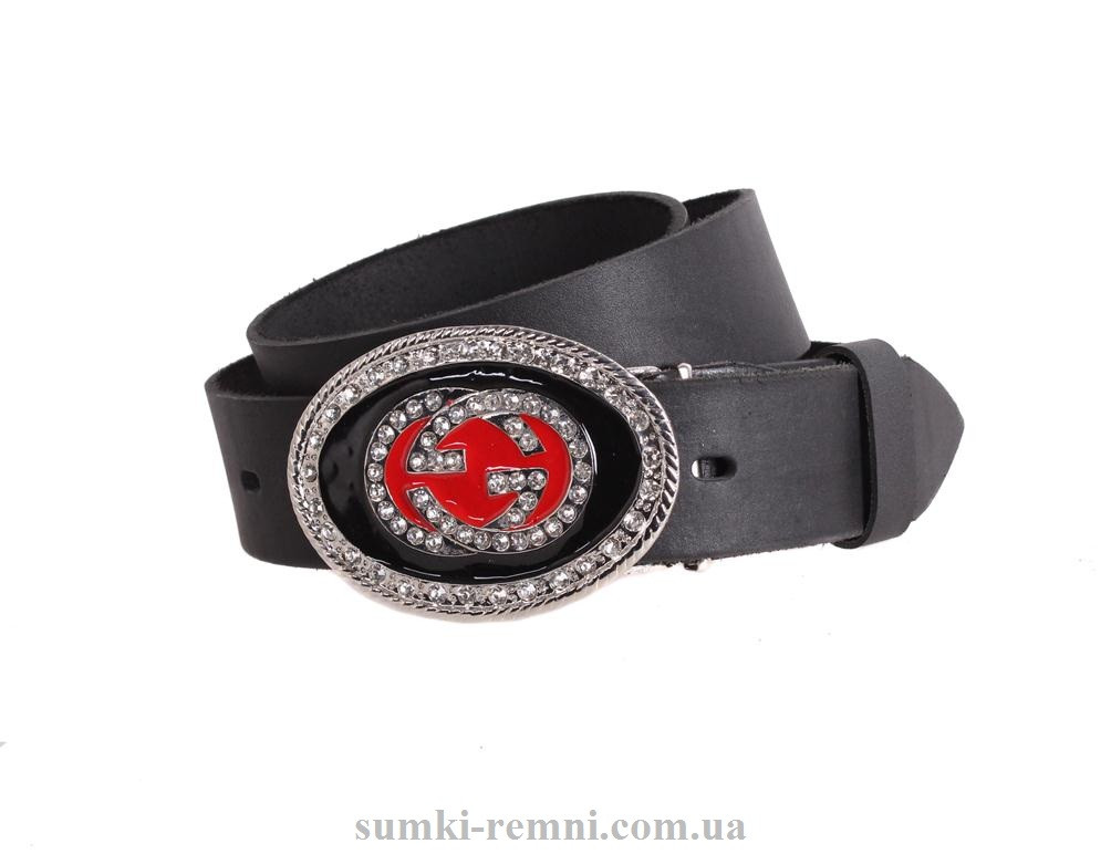 Жіночий ремінь з натуральної шкіри blx90391 чорний, фото 1