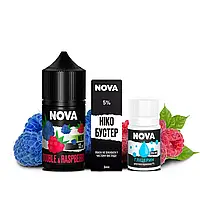 Набор для самозамеса жидкости Nova salt 30 мл. 50 мг Двойная малина для электронной сигареты, парения вейпа OS