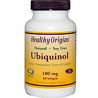 Убихинол Healthy Origins Ubiquinol 100 мг 30 желатиновых капсул (HO36465) OP, код: 1826931
