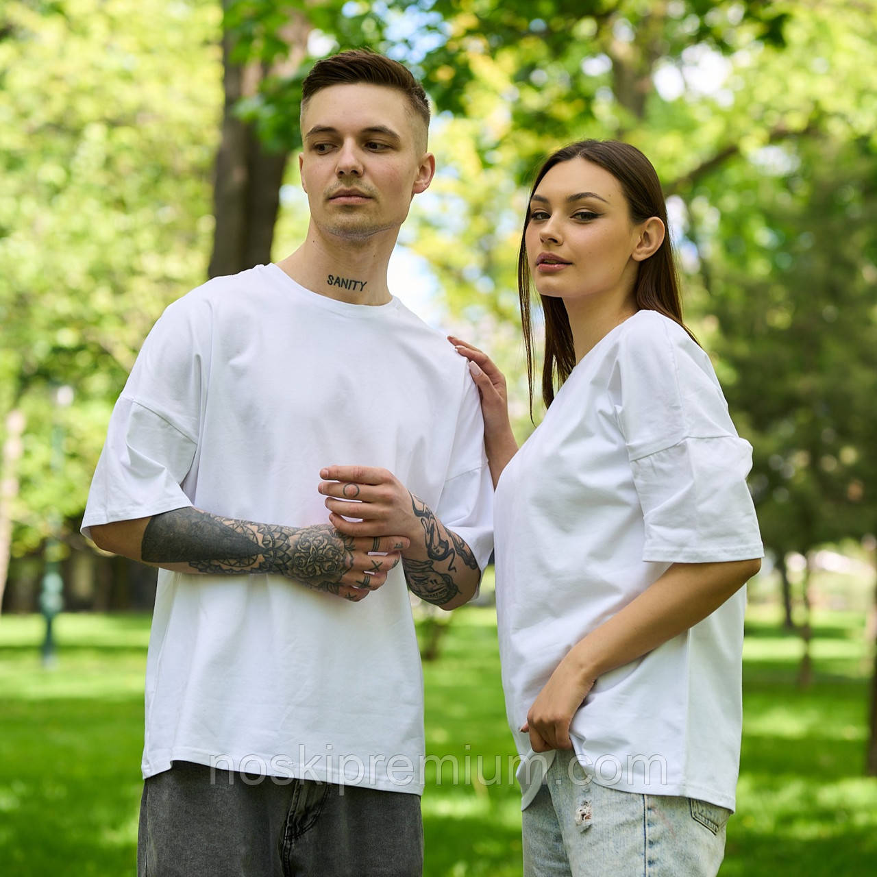 Футболка оверсайз Premium, Україна, біла, 010501, фото 1