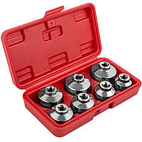 Набор торцевых ключей для масляных фильтров VEVOR, набор чашечных ключей, 7 частей ключа для крышек масляных