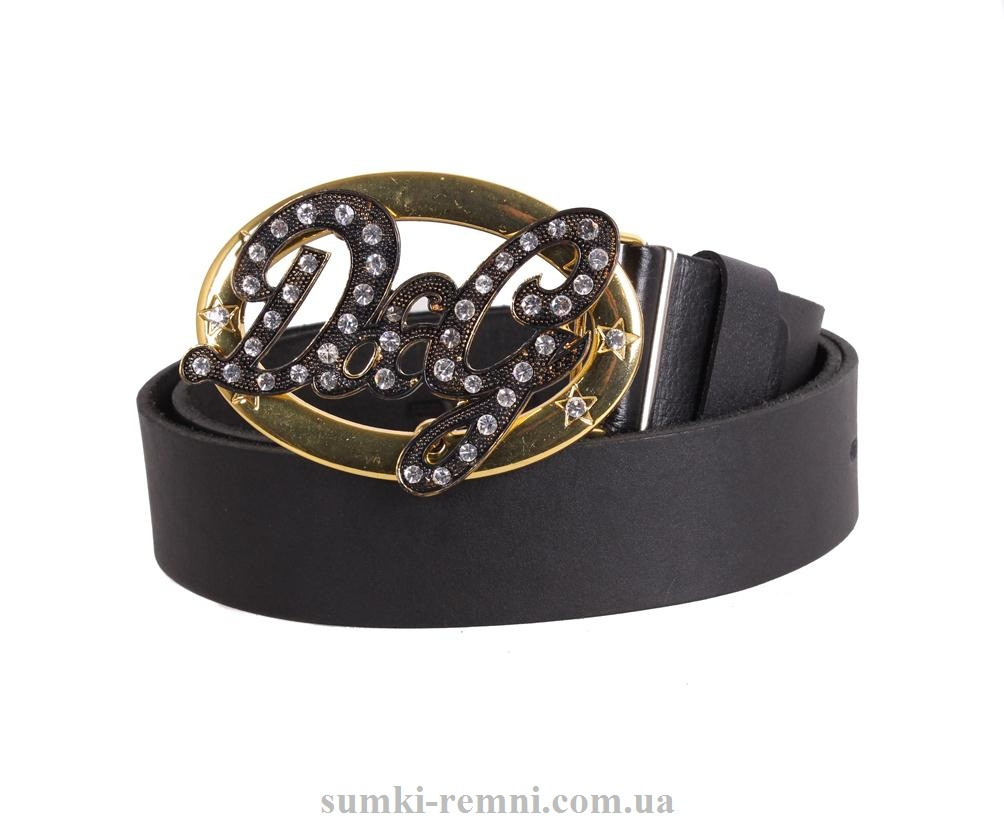 Жіночий ремінь з натуральної шкіри blx90397 чорний, фото 1