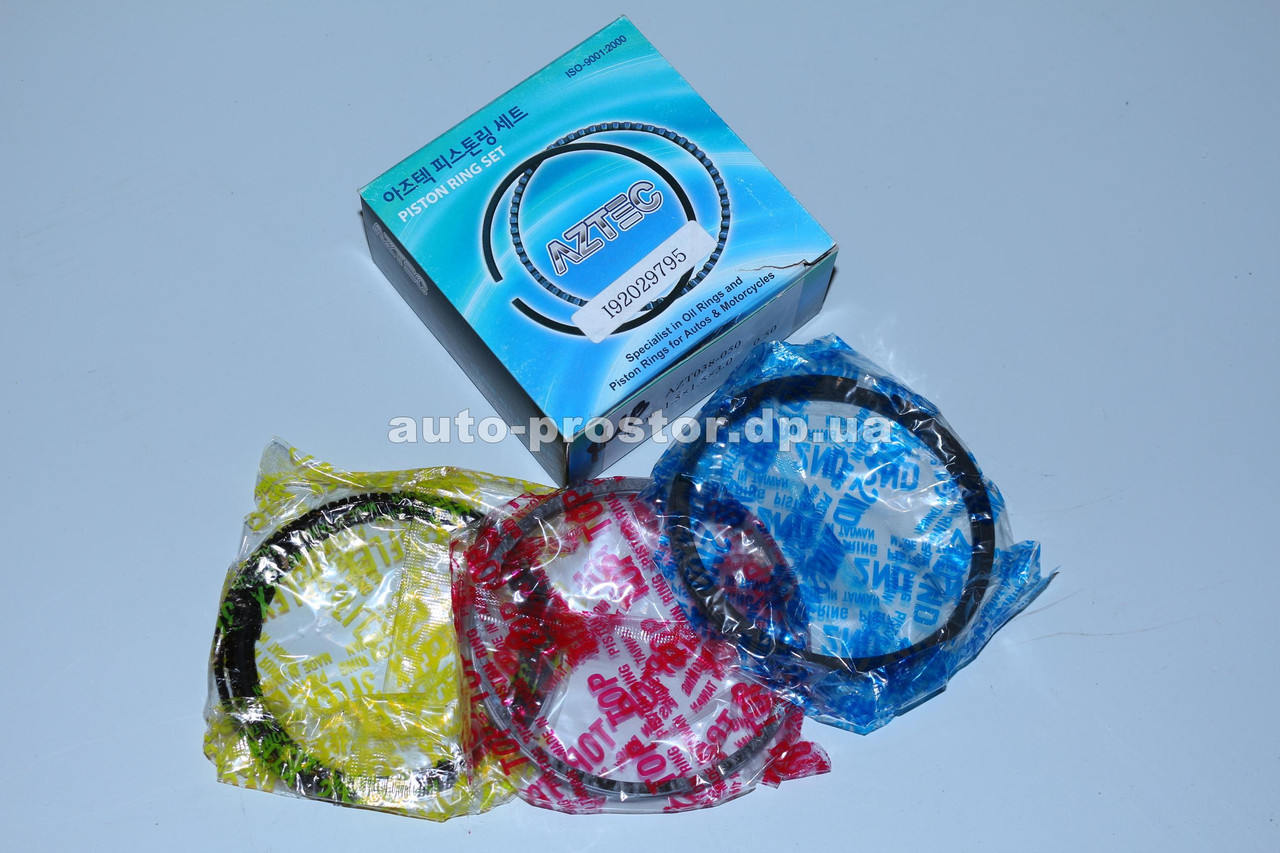 Комплект поршневих кілець Нубіра/Леганза 2,0 1,6 (AZTEC) +0,5 92029795