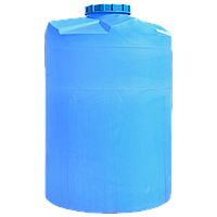 Пластиковая емкость Пласт Бак 1000 л вертикальная, голубая (00-00012439)(7546636201754)