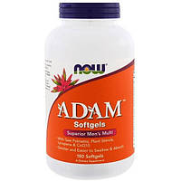Витаминно-минеральный комплекс NOW Foods ADAM, Superior Men's Multi 180 Softgels NOW-03881 UK, код: 7518227
