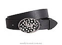 Жіночий ремінь з натуральної шкіри blx90405 чорний, фото 3