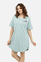 Женская ночная рубашка цвет мятный ЦБ-00244131
