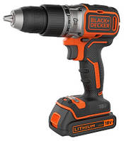 Аккумуляторная ударная дрель-шуруповёрт Black&Decker BL188KB(5329946121754)