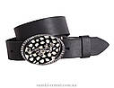 Жіночий ремінь з натуральної шкіри blx90406 чорний, фото 2