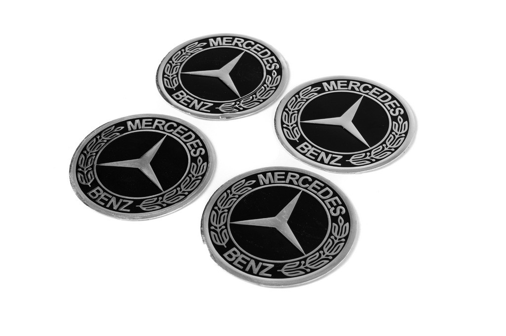 Наклейки на диски 90мм (4 шт) для Тюнінг Mercedes