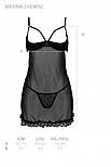 Пеньюар MARINA CHEMISE black L/XL — Passion, фото 5