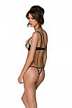 Комплект MARINA SET WITH OPEN BRA beige S/M - Passion, фото 2